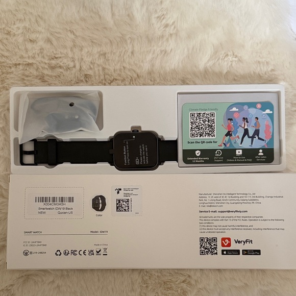 Black Smartwatch unisex - Picture 4 of 4